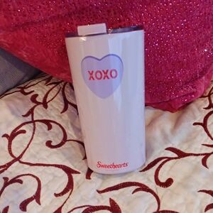 SWEETHEARTS 16oz Stainless Steel Tumbler, light purple, NWT